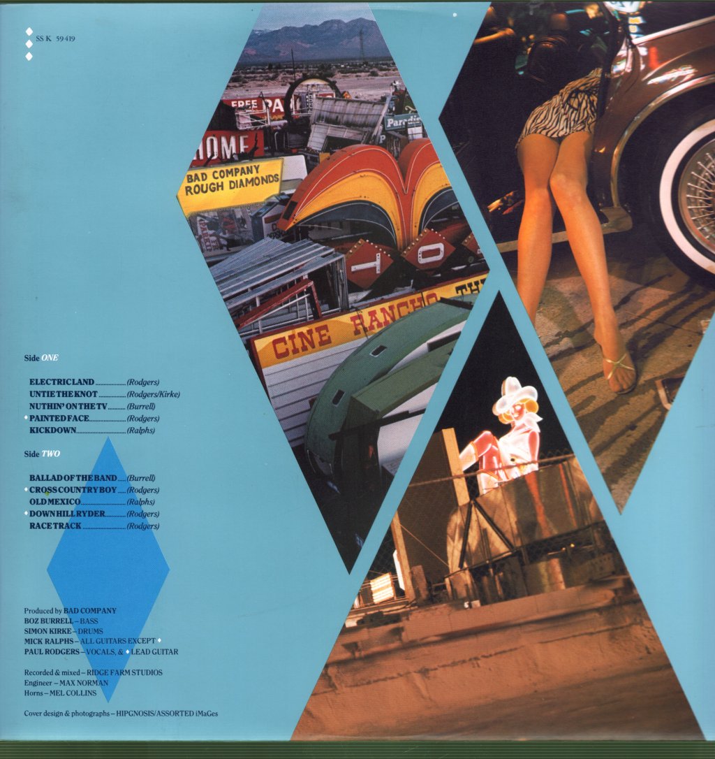 Bad Company - Rough Diamonds - Lp
