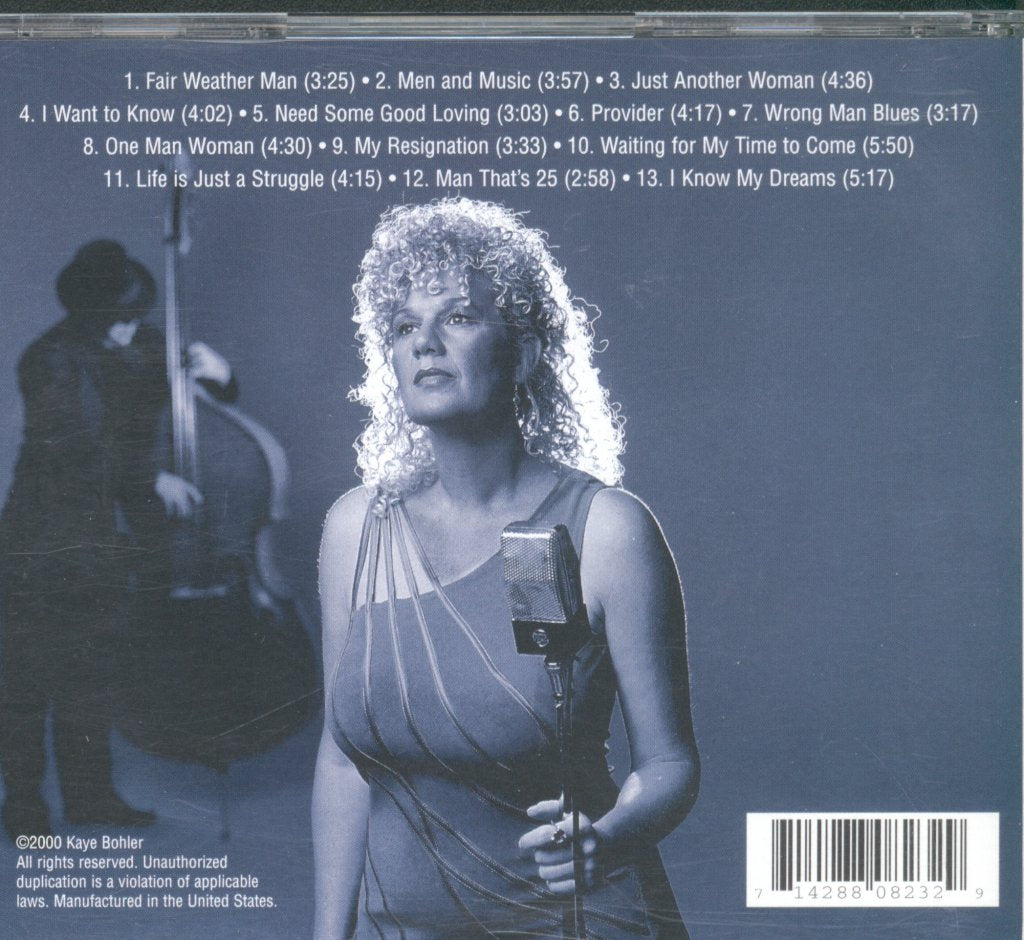 Kaye Bohler - Men And Music - Cd