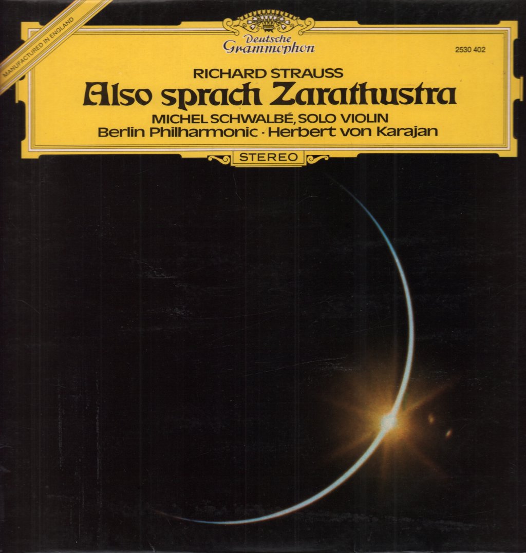 Berlin Philharmonic Orchestra - strauss Also Sprach Zarathustra Op. 30 - Lp