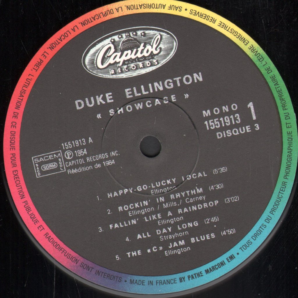 Duke Ellington - Showcase - Triple Lp