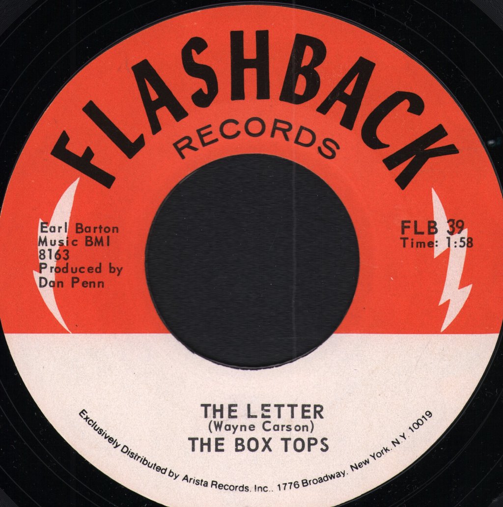 Box Tops - Letter - 7 Inch