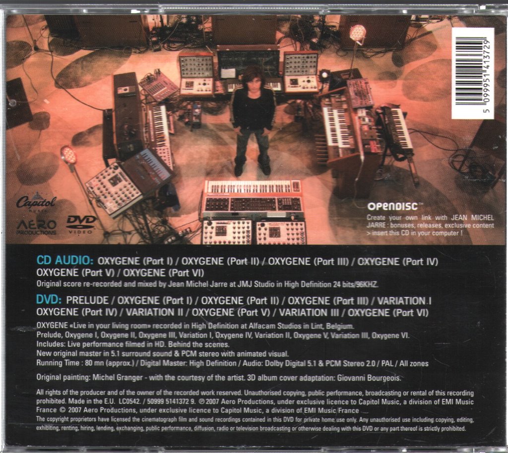 Jean-Michel Jarre - Oxygene - Cd/Dvd