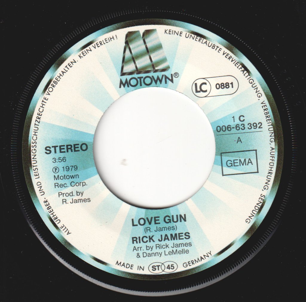 Rick James - Love Gun - 7 Inch