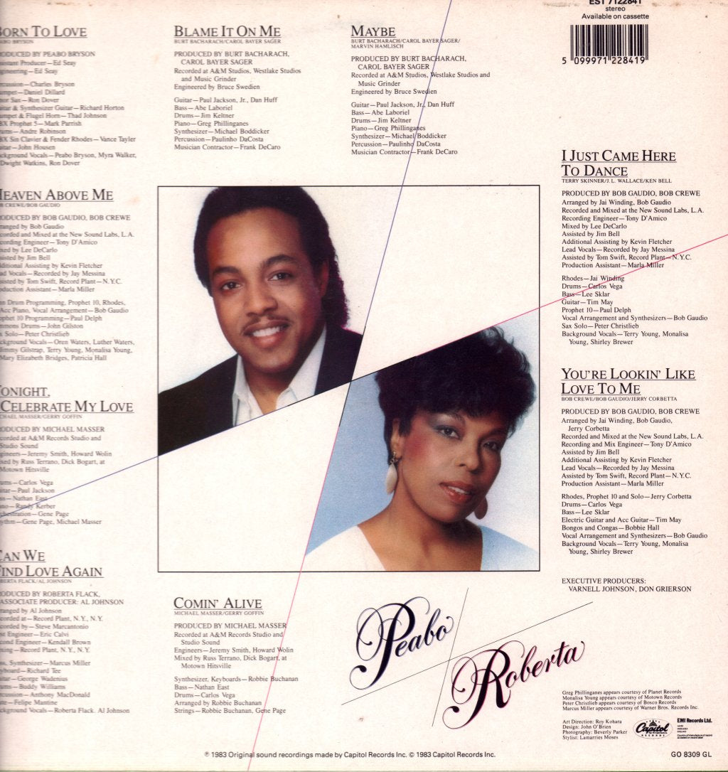 Peabo Bryson And Roberta Flack - Born To Love - Lp – Vinyl Tap