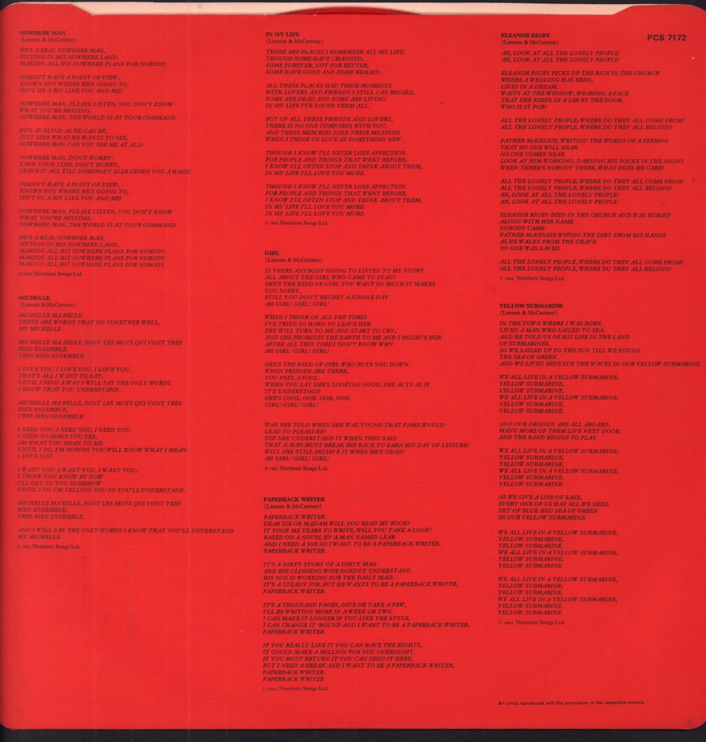 Beatles - 1962-1966 - Double Lp