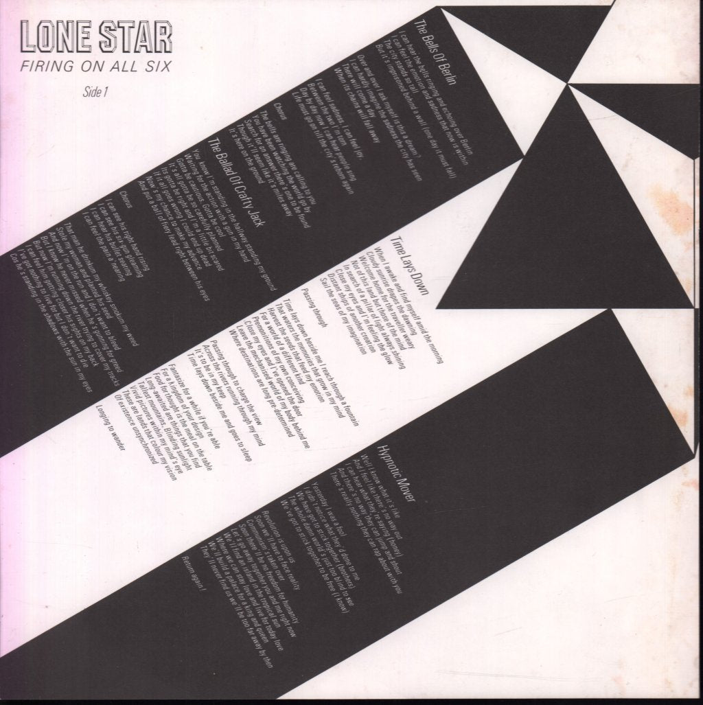 Lone Star - Firing On All Six - Lp