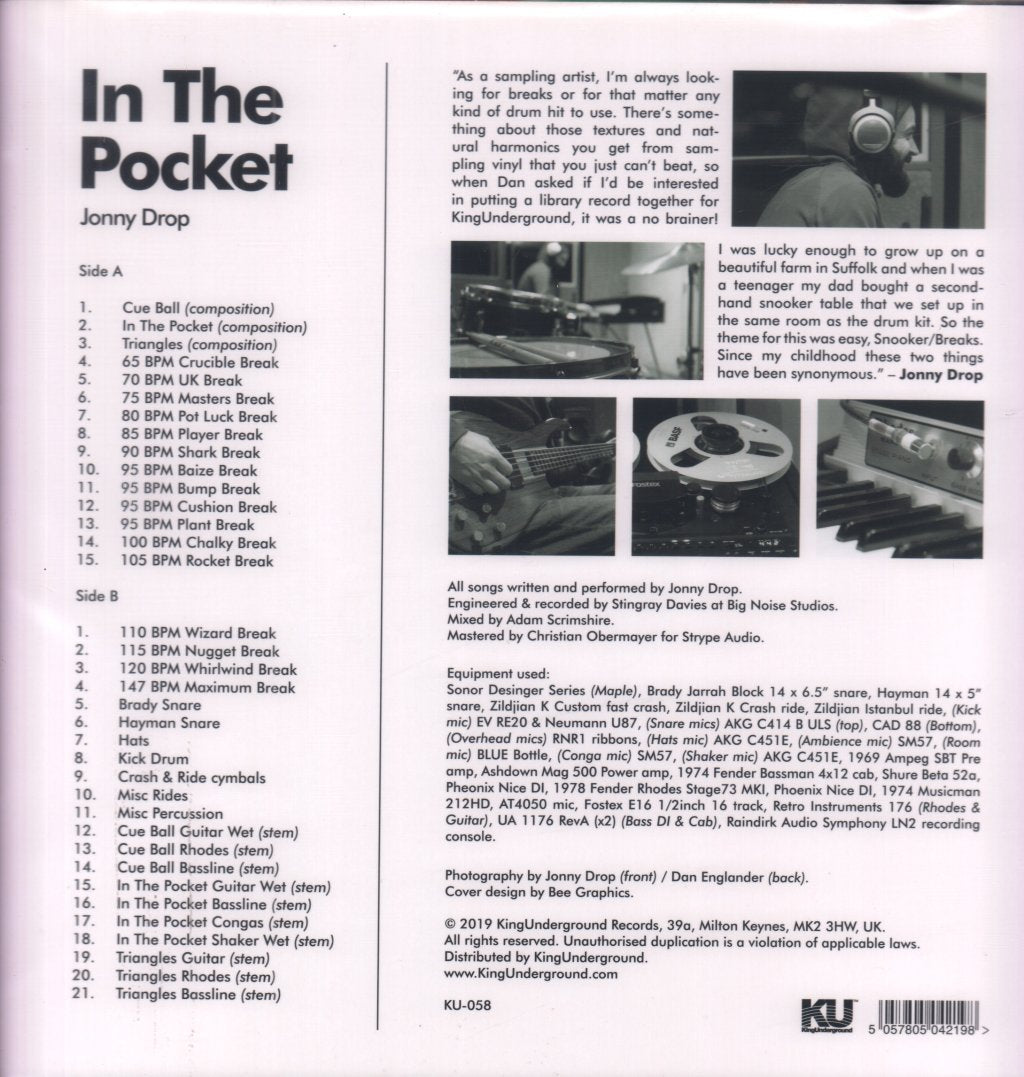 Jonny Drop - In The Pocket - Lp