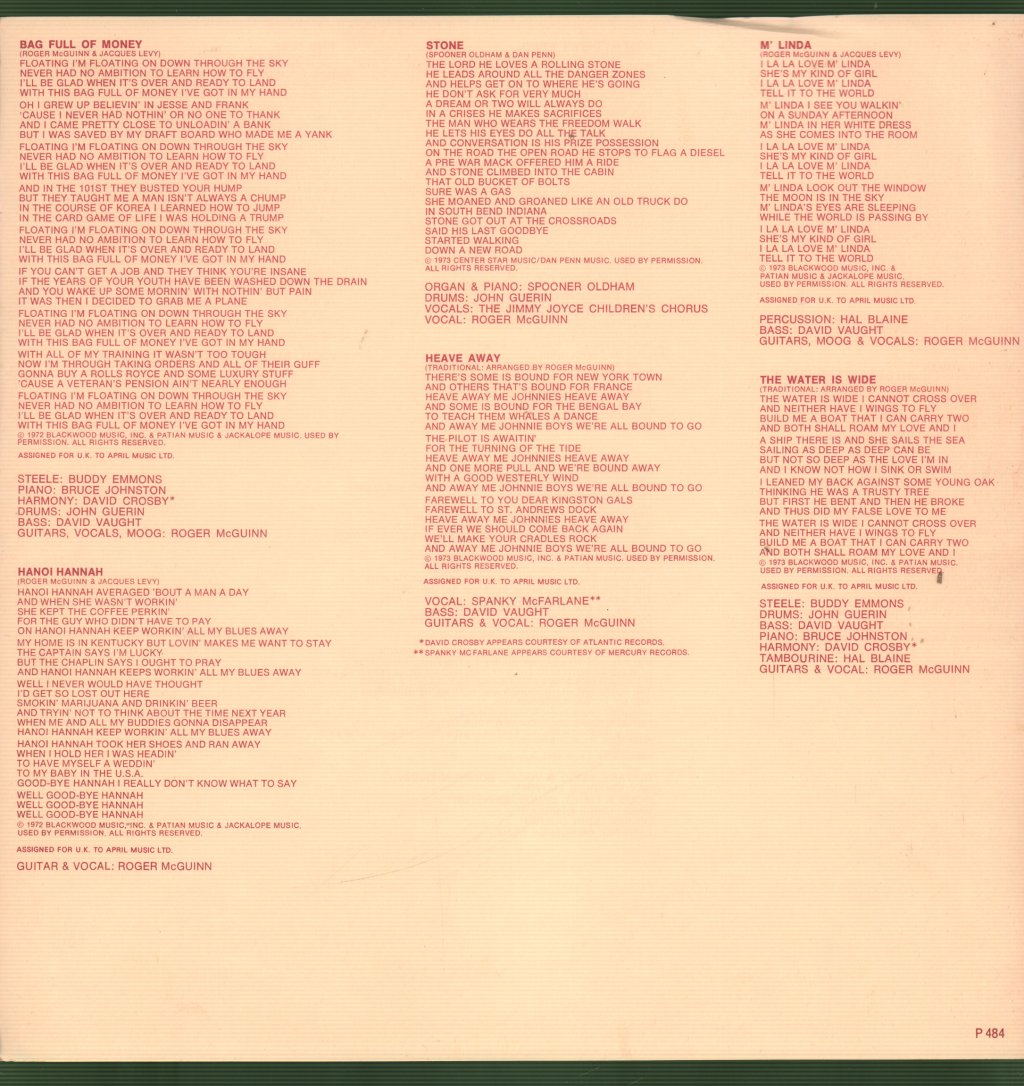 Roger Mcguinn - Roger McGuinn - Lp