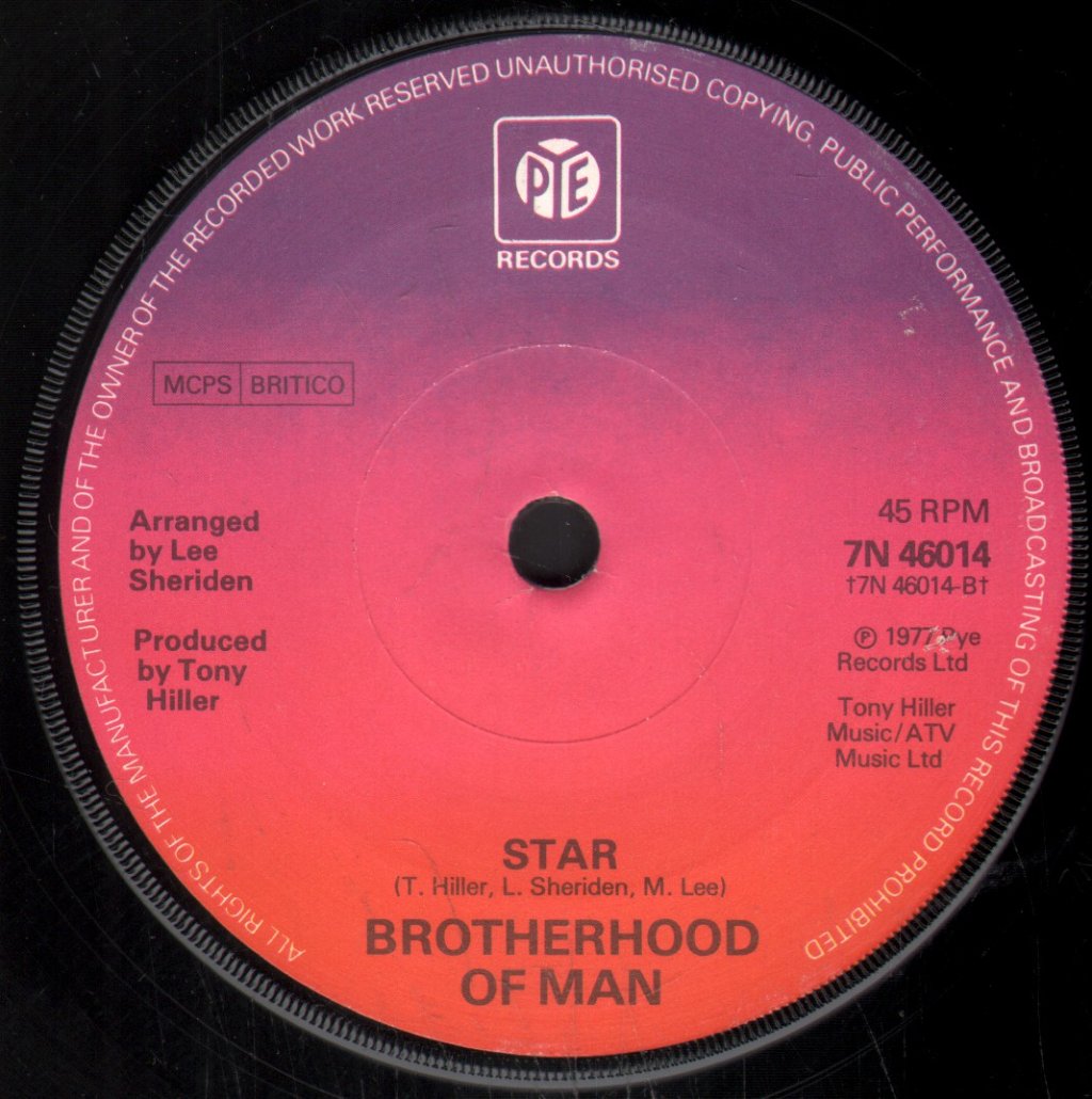 Brotherhood Of Man - Highwayman - 7 Inch