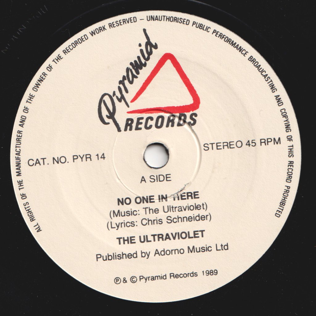 Ultraviolet - No One In Here Anymore - 7 Inch