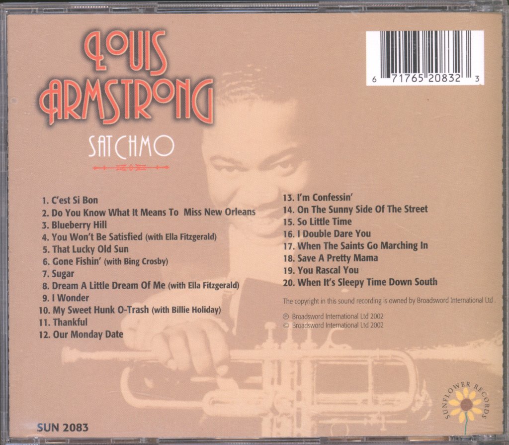 Louis Armstrong - Satchmo - Cd