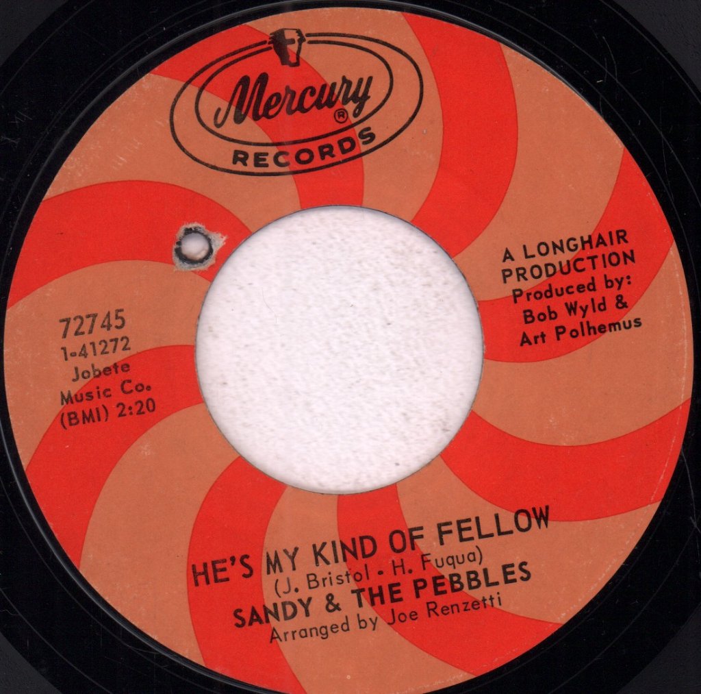 Sandy & The Pebbles - He's My Kind Of Fellow - 7 Inch