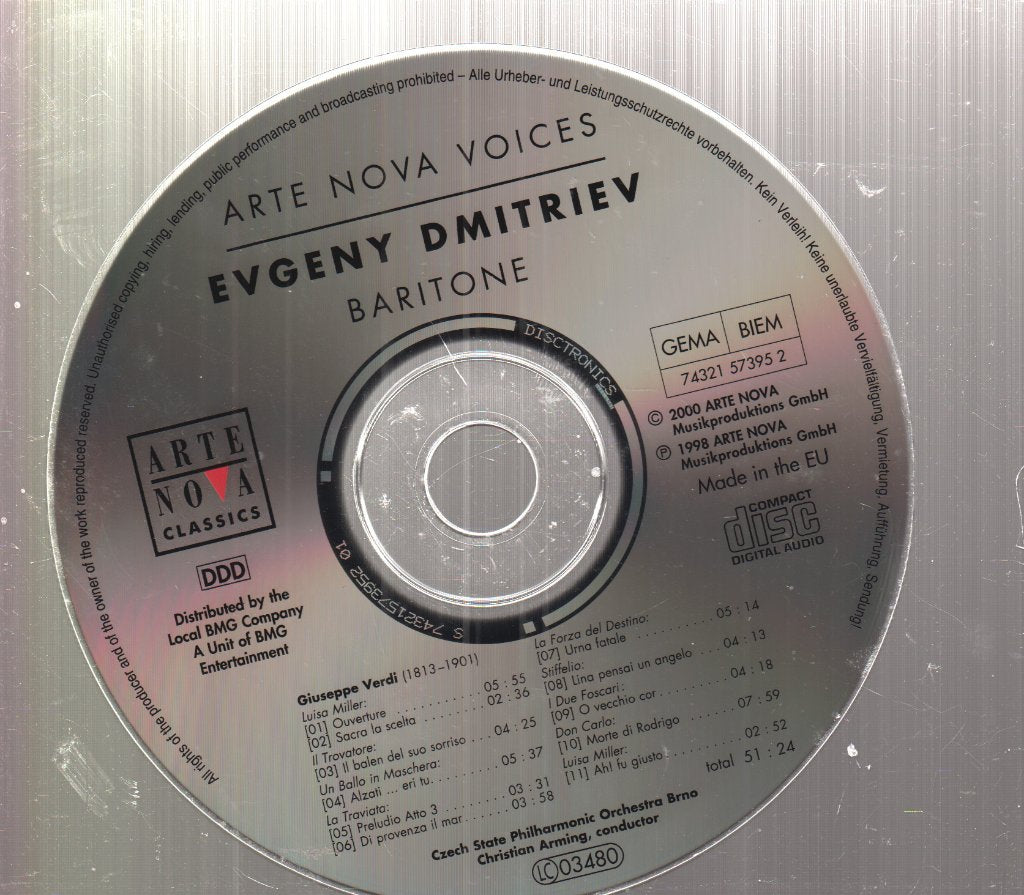 Evgeny Dmitriev - Arte Nova Voices - Cd