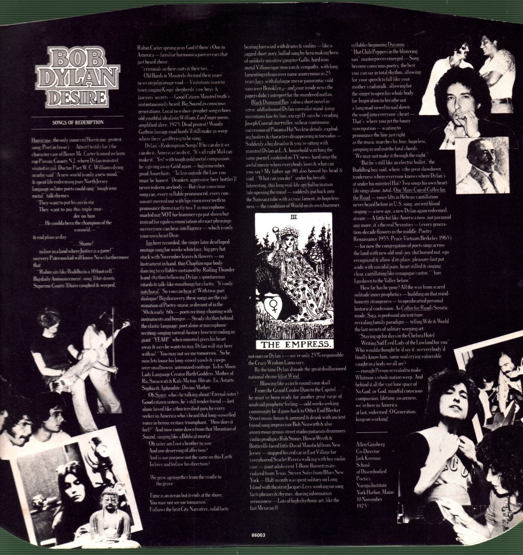 Bob Dylan - Desire - Lp
