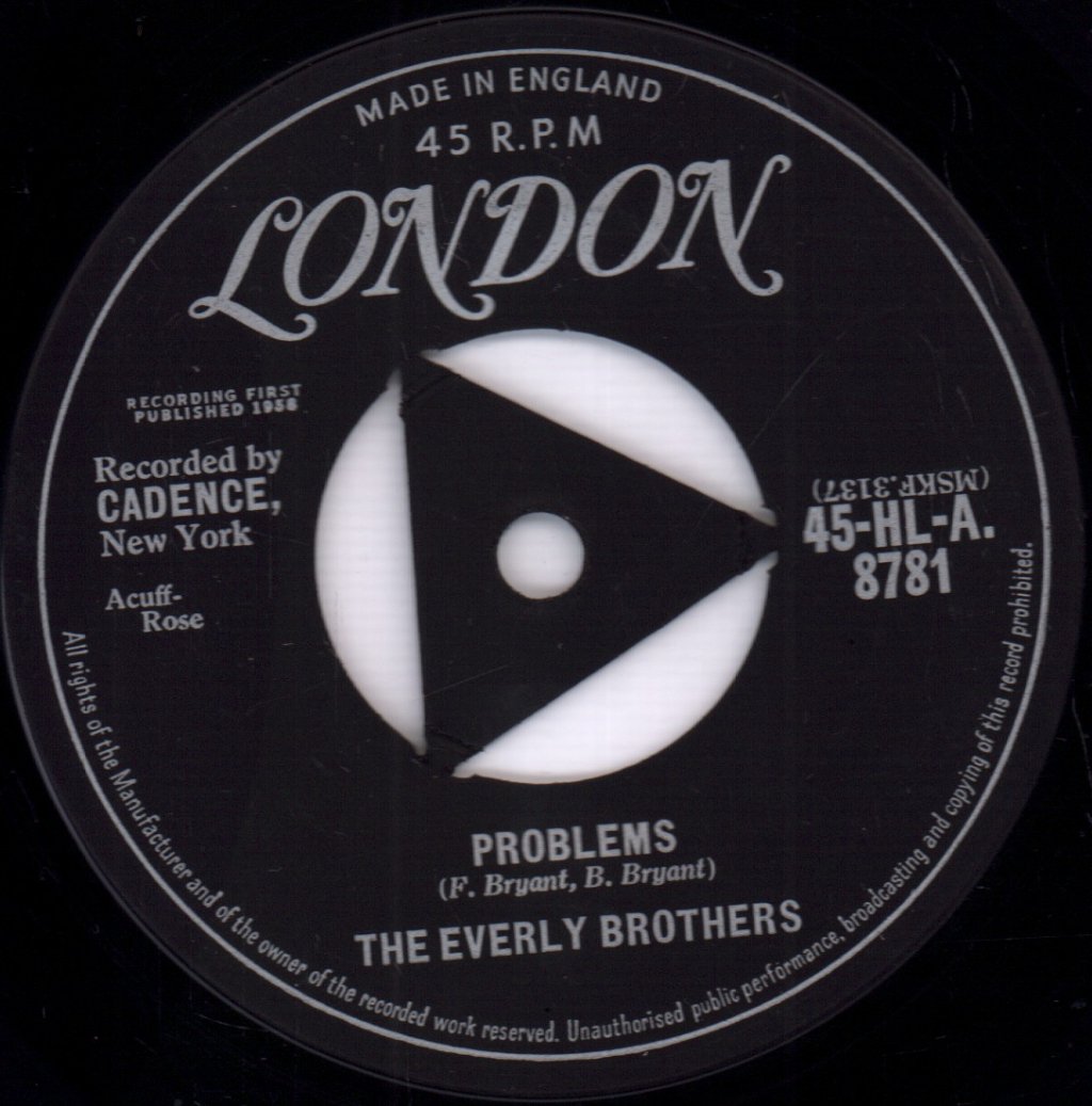 Everly Brothers - Problems - 7 Inch