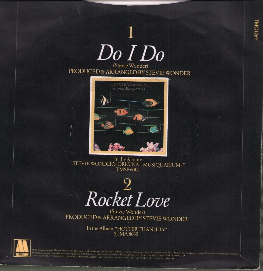 Stevie Wonder - Do I Do - 7 Inch