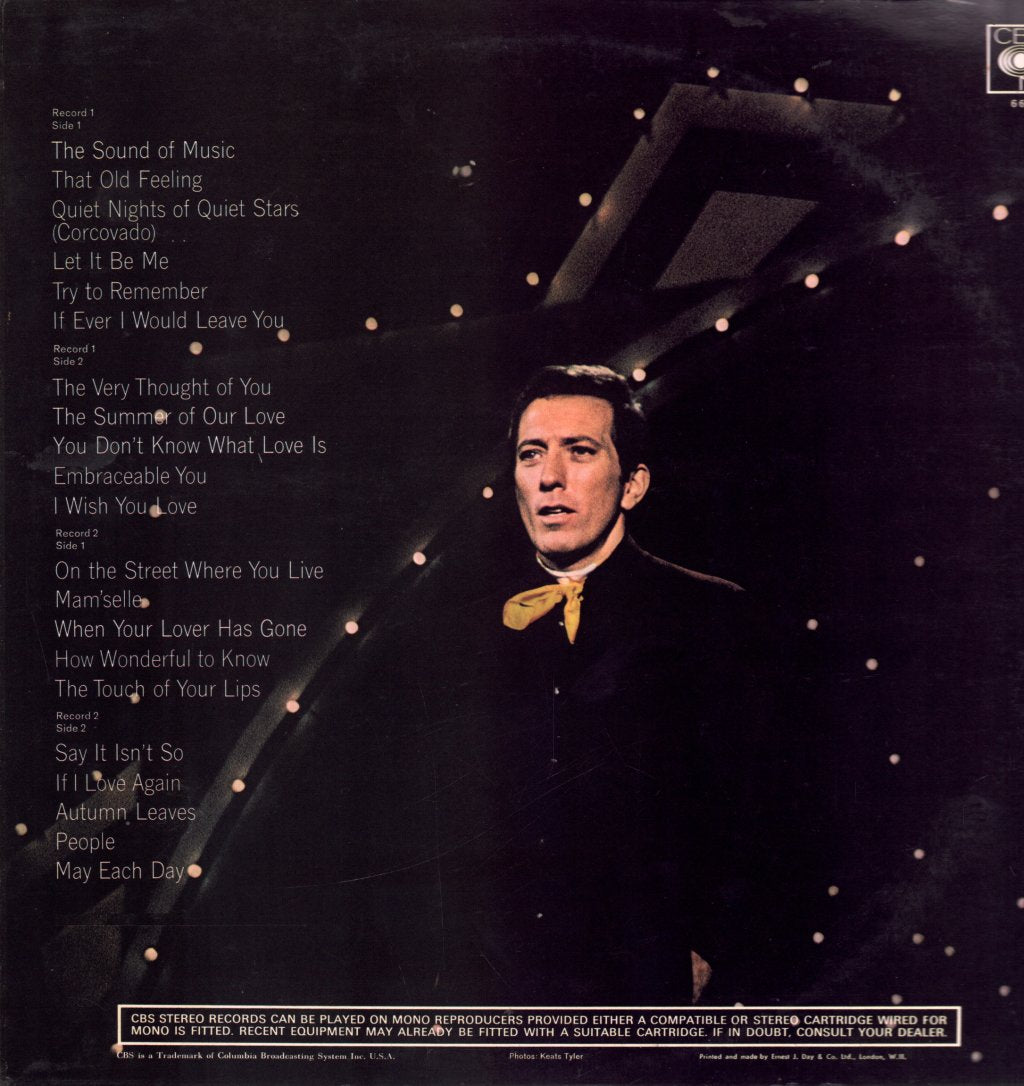 Andy Williams - Andy Williams Sound Of Music - Double Lp
