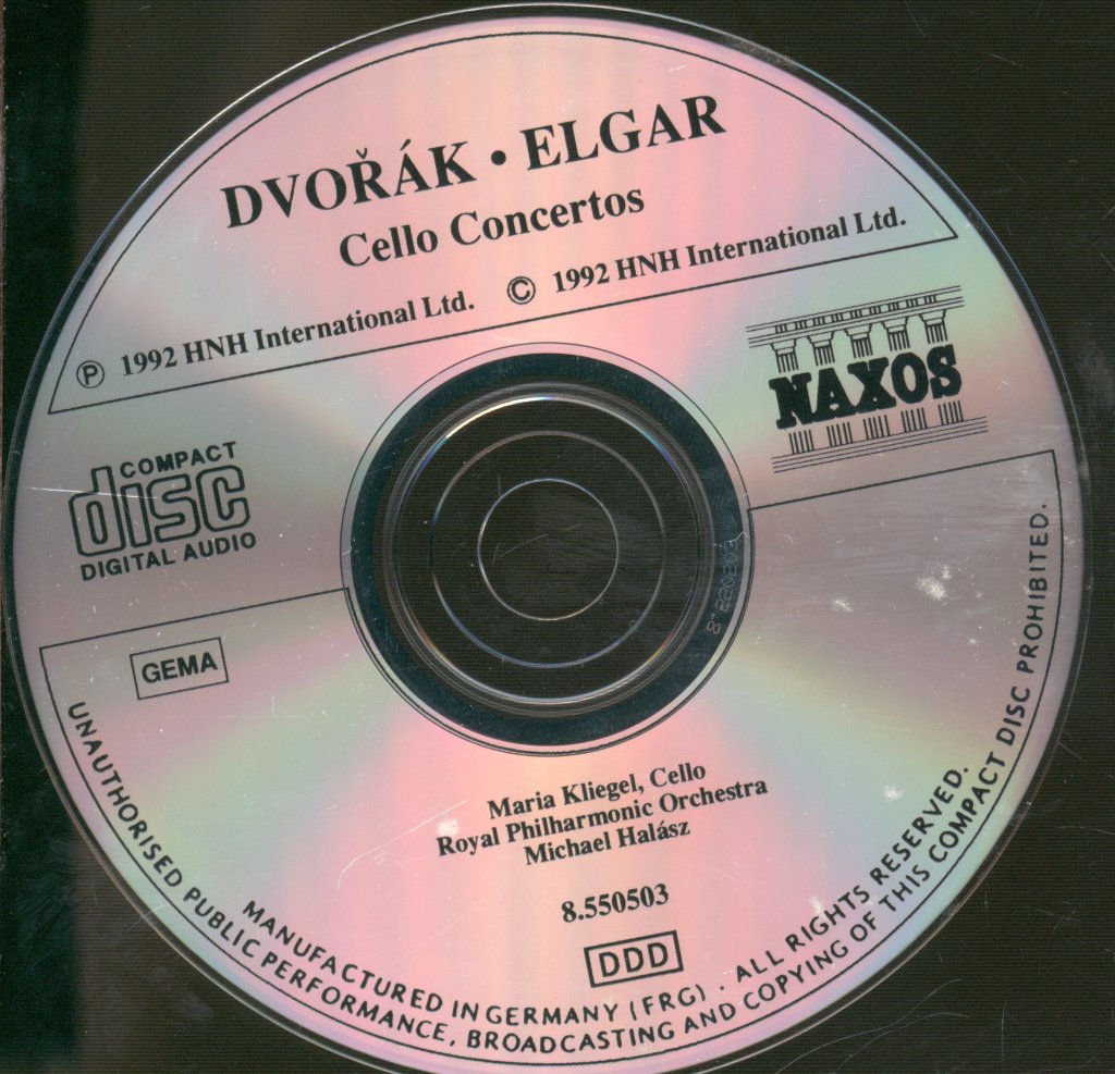 Royal Philharmonic Orchestra, Michael Halász - Dvorak / Elgar - Cello Concertos - Cd
