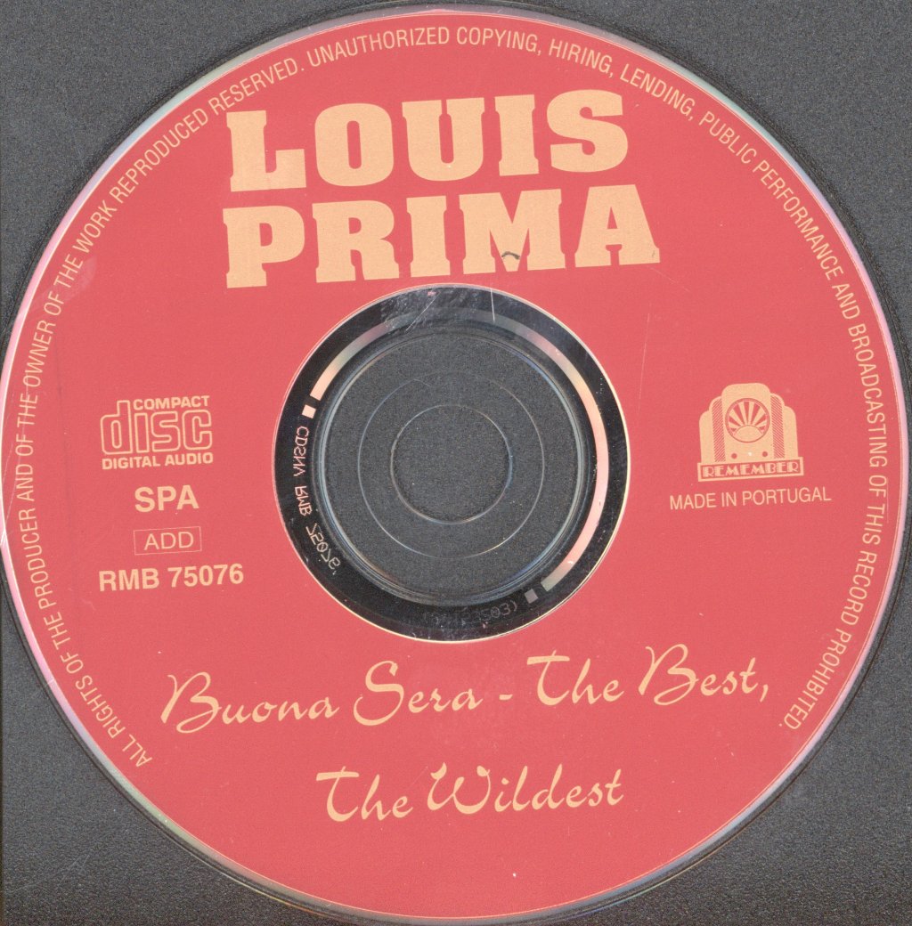 Louis Prima - Buona Sera - The Best, The Wildest - Cd
