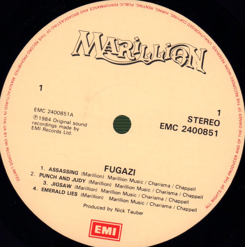 Marillion - Fugazi - Lp