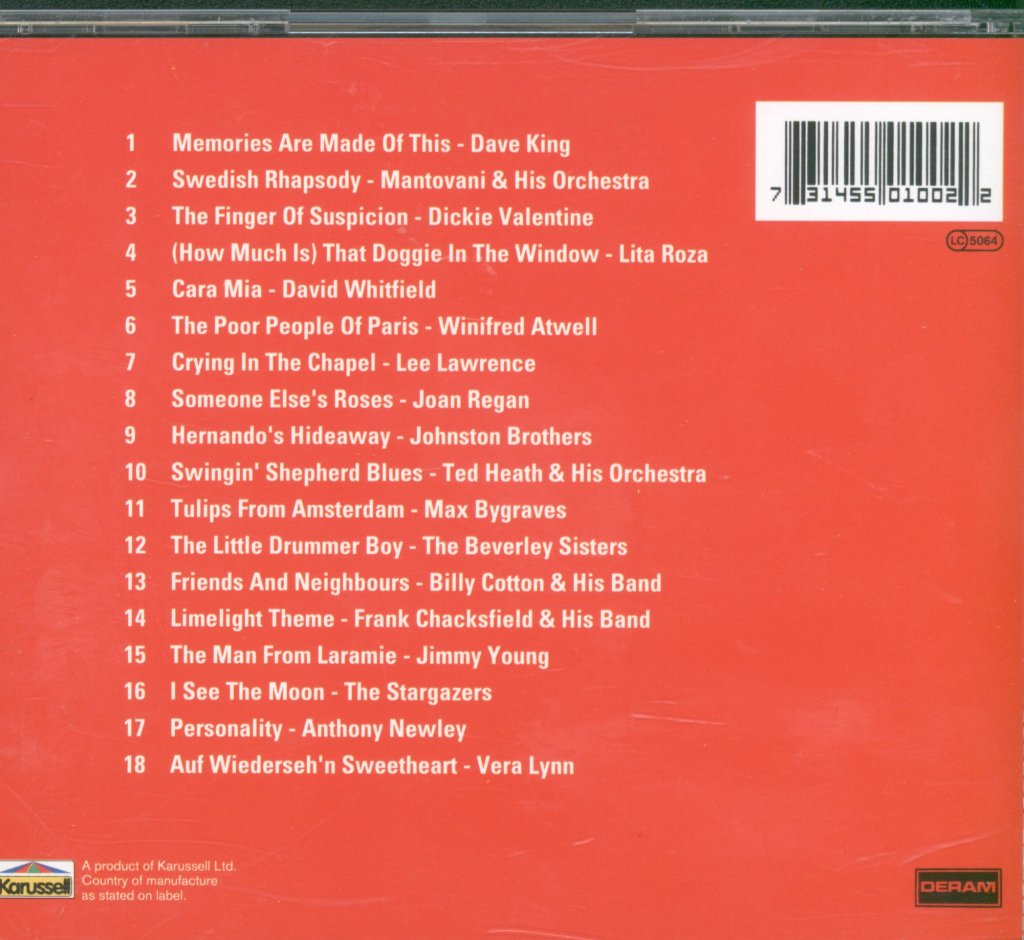 Various Artists - Yesteryears Volume One - Cd