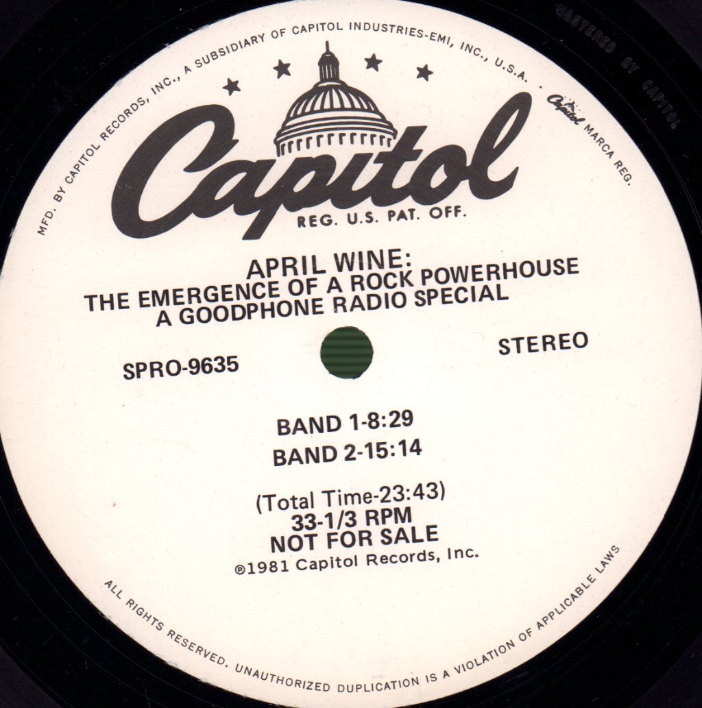 April Wine - Emergence Of A Rock Powerhouse - Lp