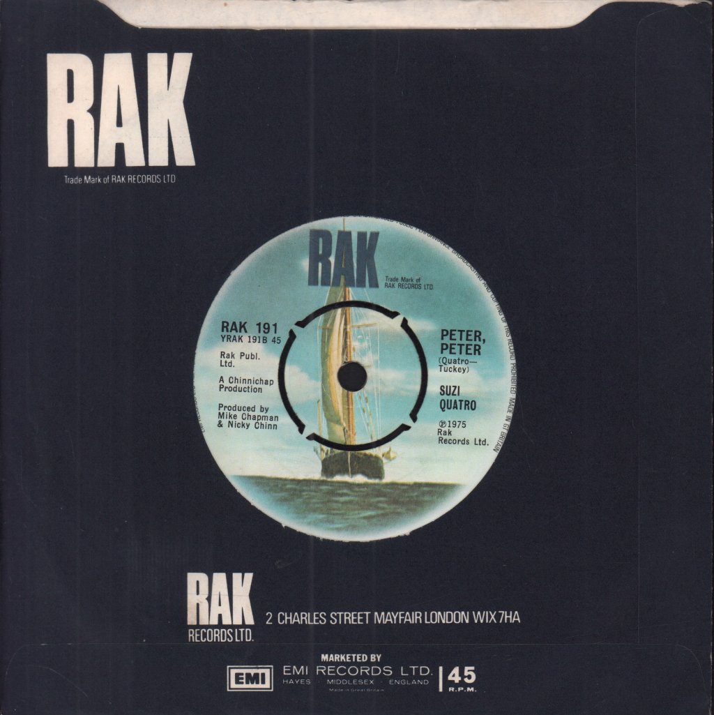 Suzi Quatro - Your Mamma Won't Like Me - 7 Inch