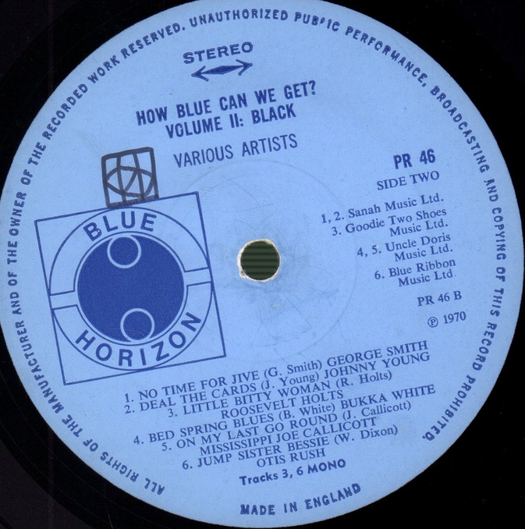 Various Artists - How Blue Can We Get? - Double Lp