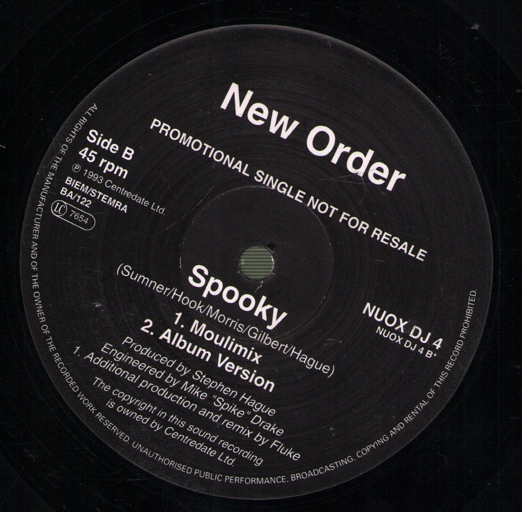 New Order - Spooky - 12 Inch