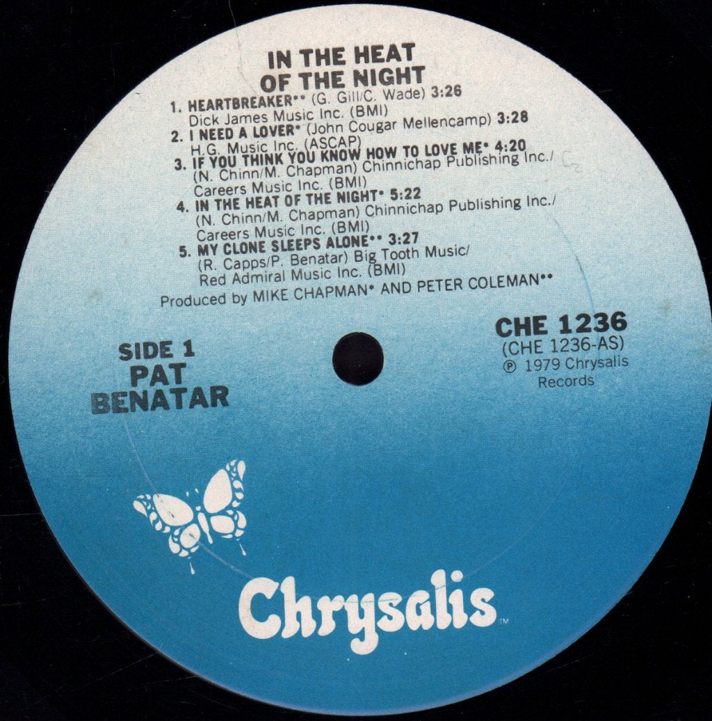 Pat Benatar - In The Heat Of The Night - Lp