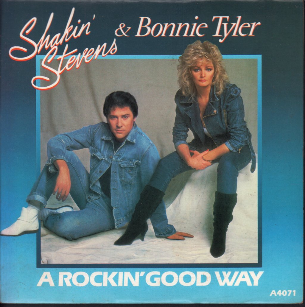 Shakin Stevens And Bonnie Tyler - A Rockin Good Way - 7 Inch