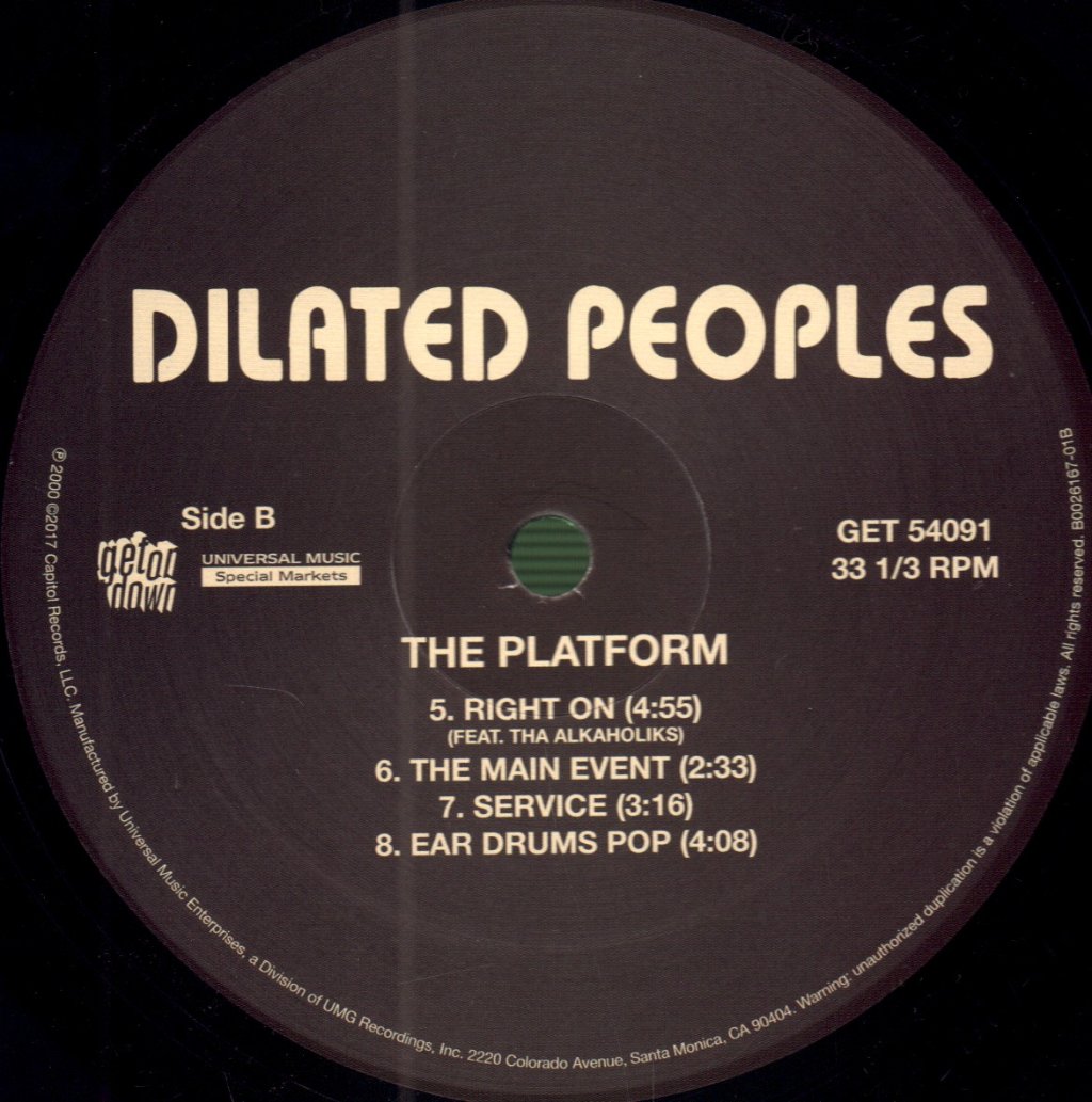Dilated Peoples - Platform - Double Lp