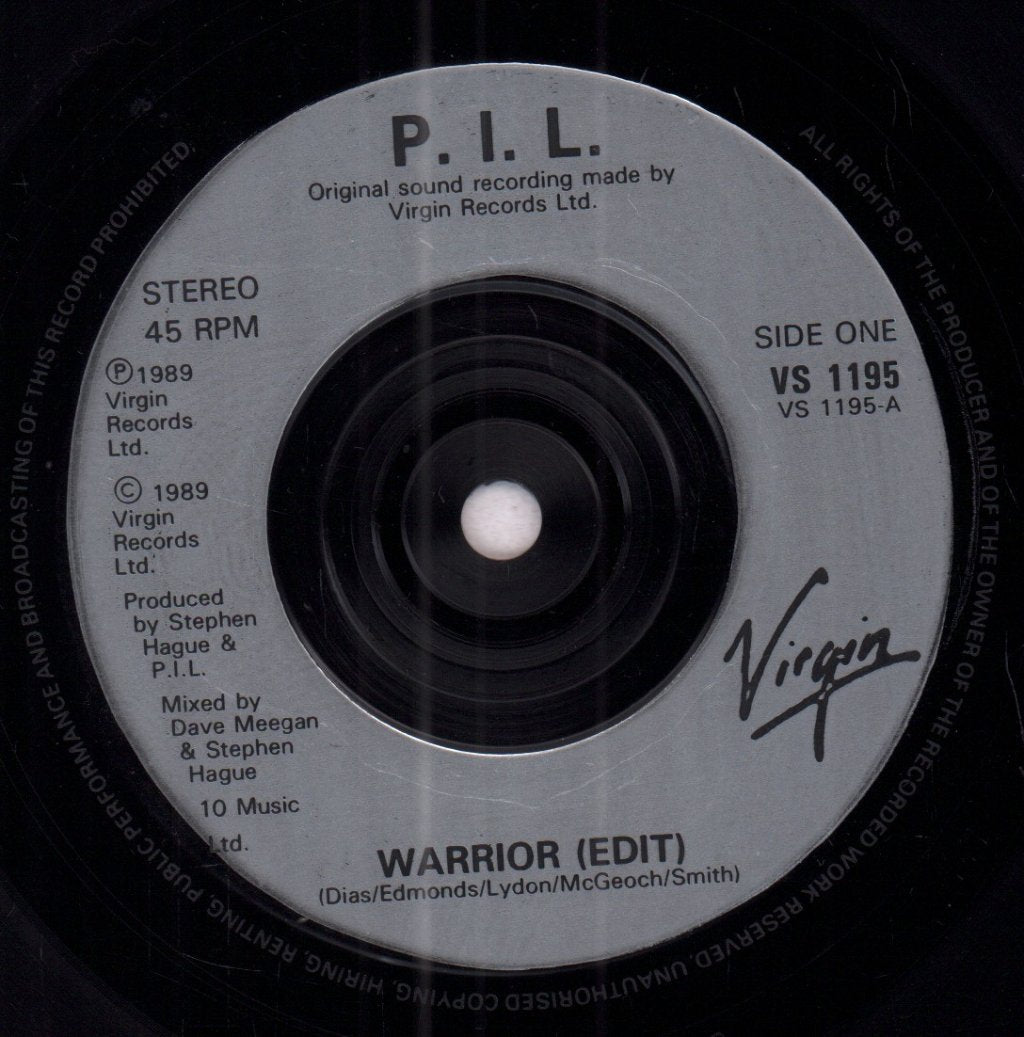 Public Image Ltd - Warrior - 7 Inch