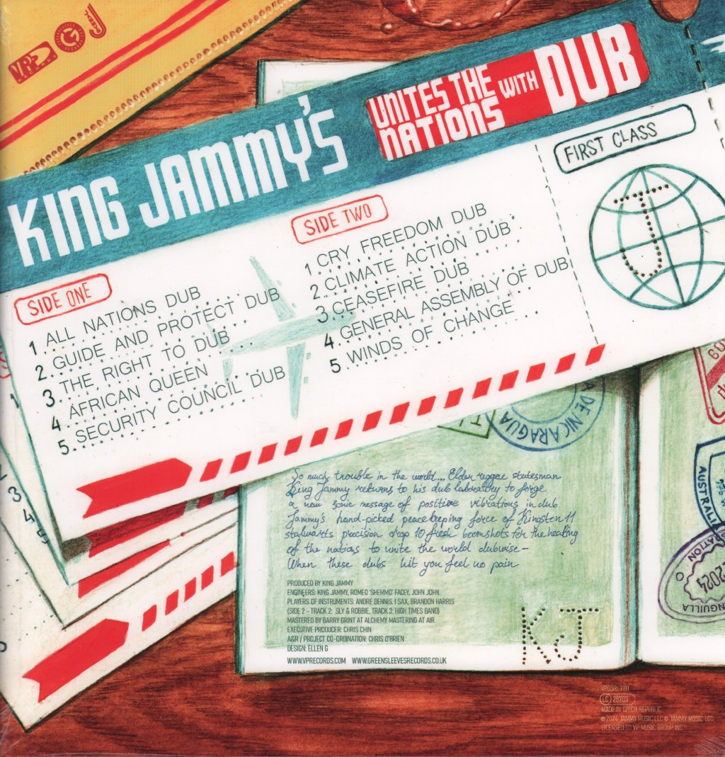 King Jammy - King Jammy's Unites the Nations With Dub - Lp