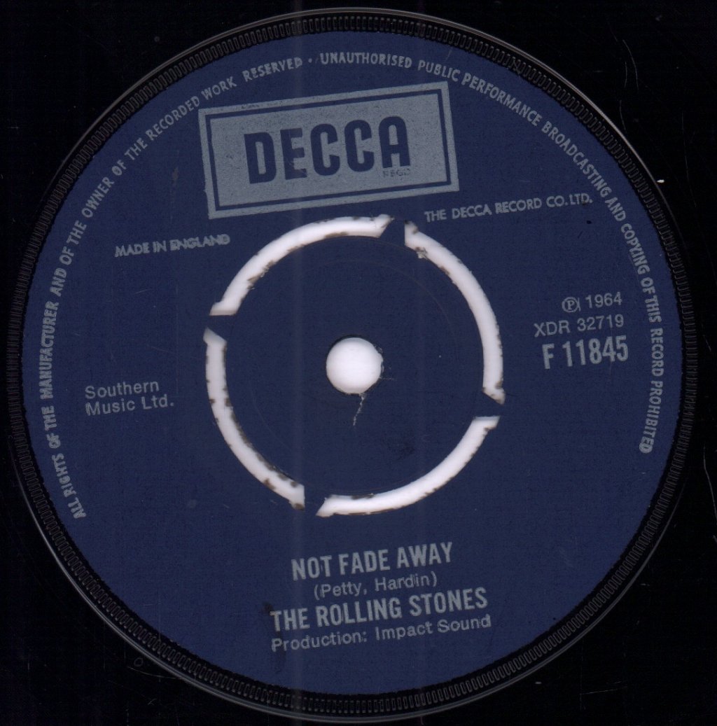 Rolling Stones - Not Fade Away - 7 Inch
