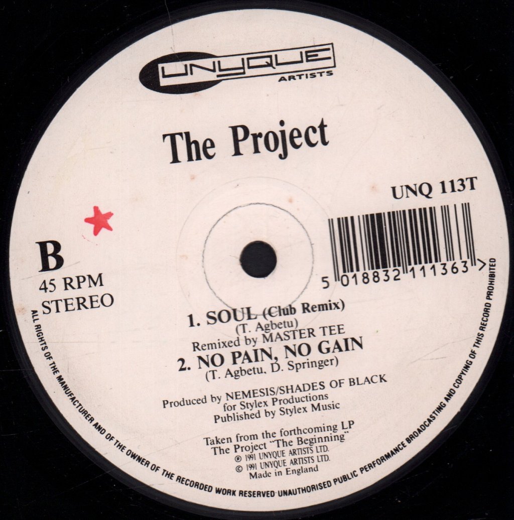project - Soul - 12 Inch