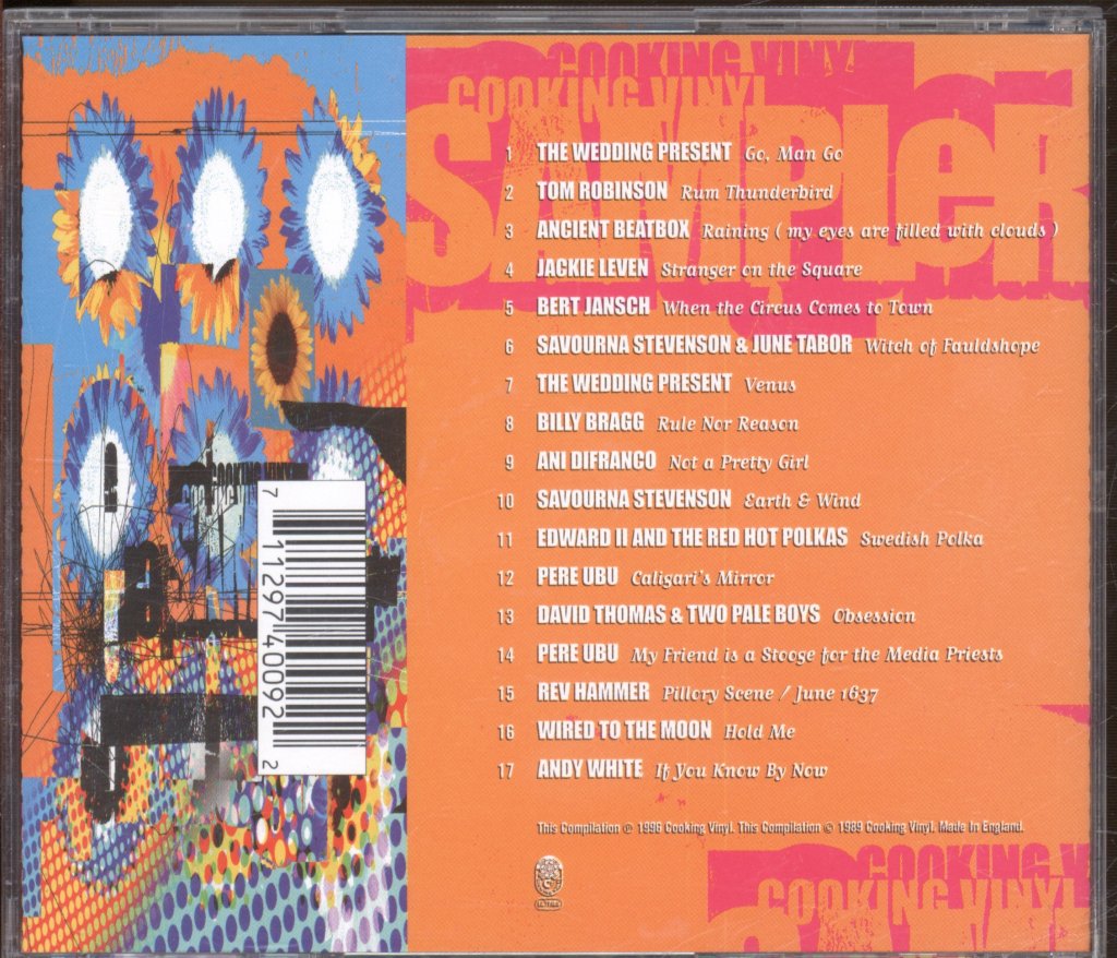 Various Artists - Cooking Vinyl Sampler Volume 5 - Cd