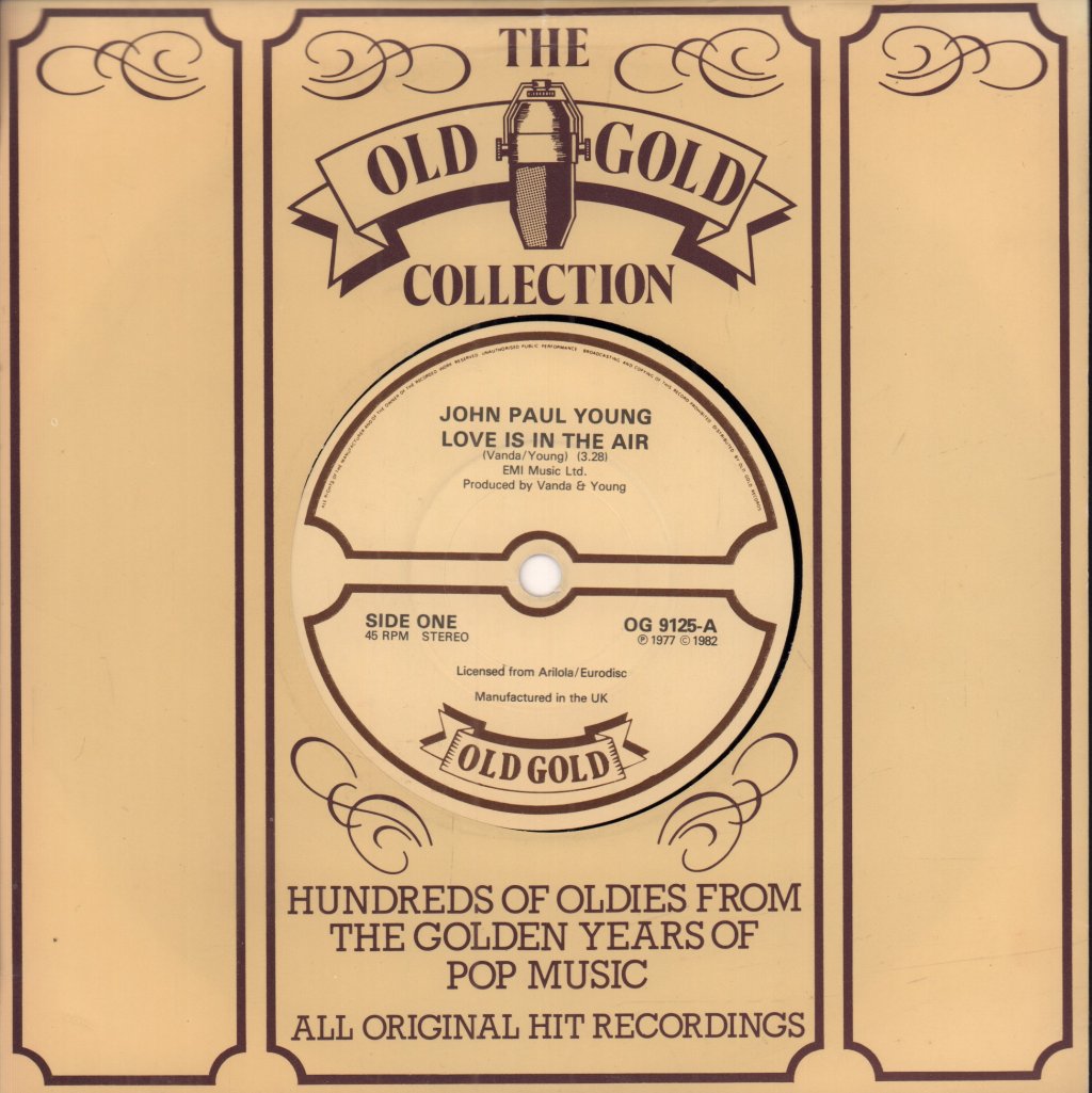 John Paul Young - Love Is In The Air - 7 Inch