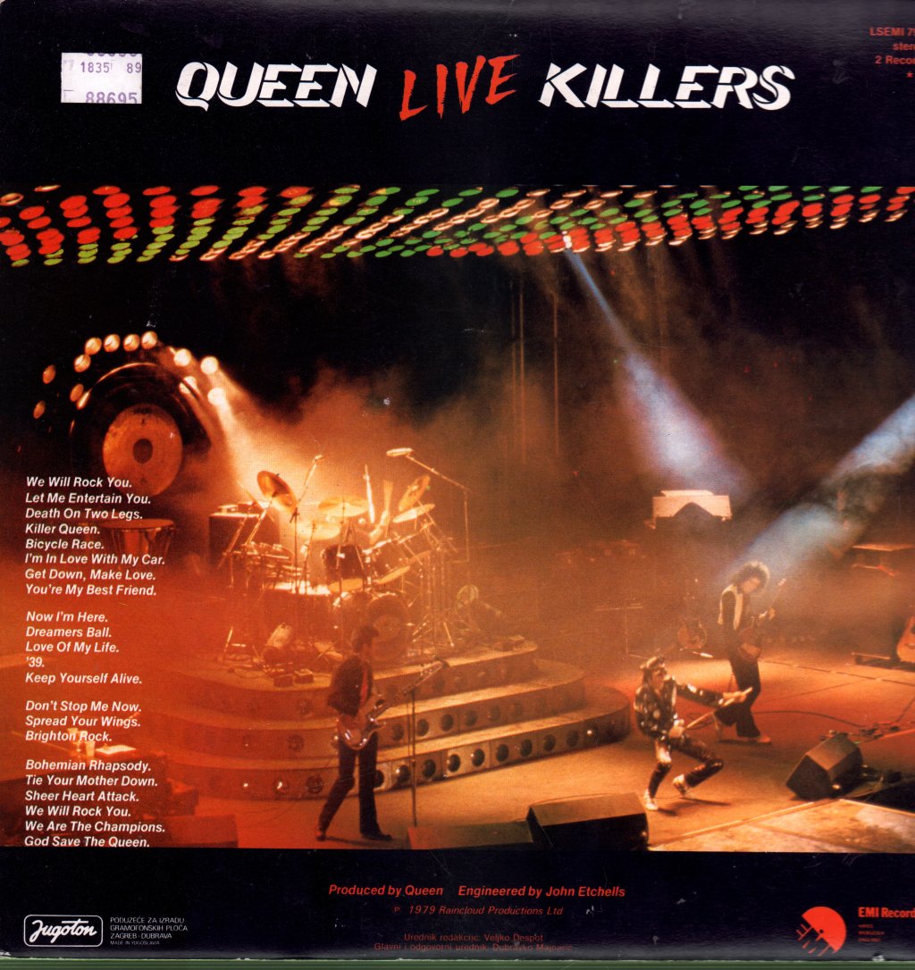 Queen - Live Killers - Double Lp