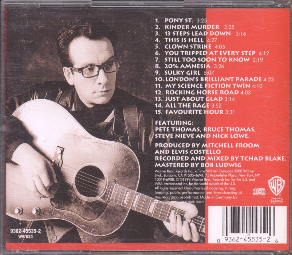 Elvis Costello - Brutal Youth - Cd