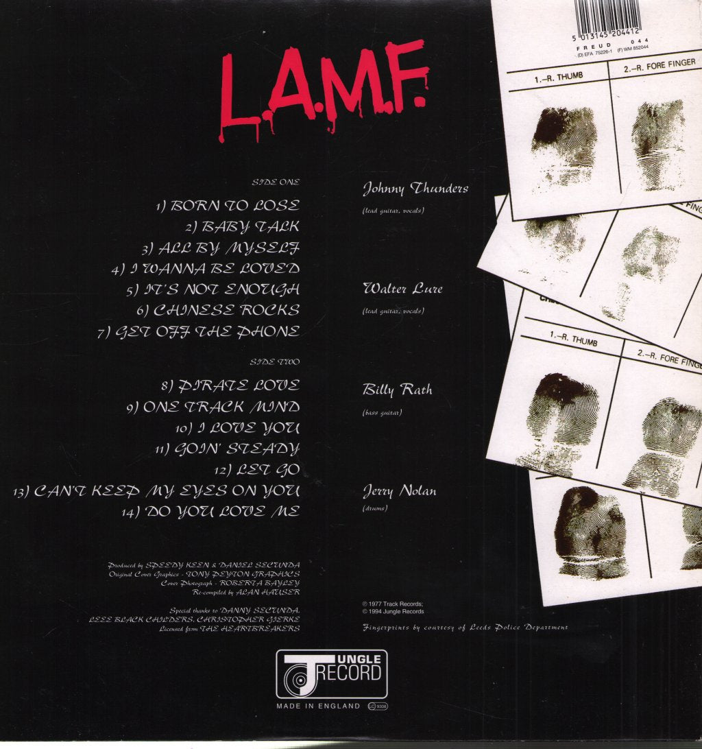 Heartbreakers - L.A.M.F. (The Lost '77 Mixes) - Lp