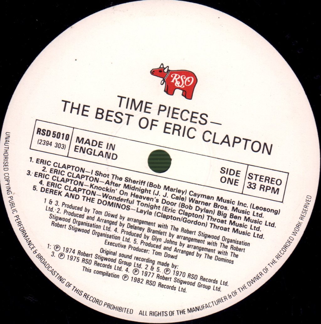 Eric Clapton - Time Pieces - Lp