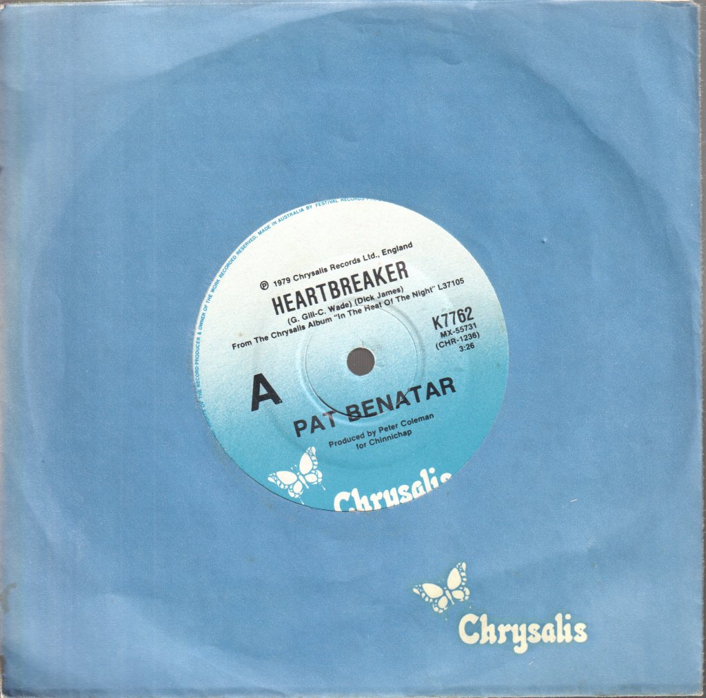 Pat Benatar - Heartbreaker - 7 Inch