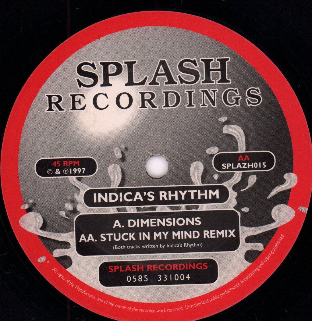 Indicas Rhythm - Dimensions - 12 Inch