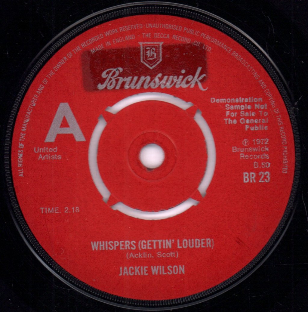 Jackie Wilson - Whispers - 7 Inch