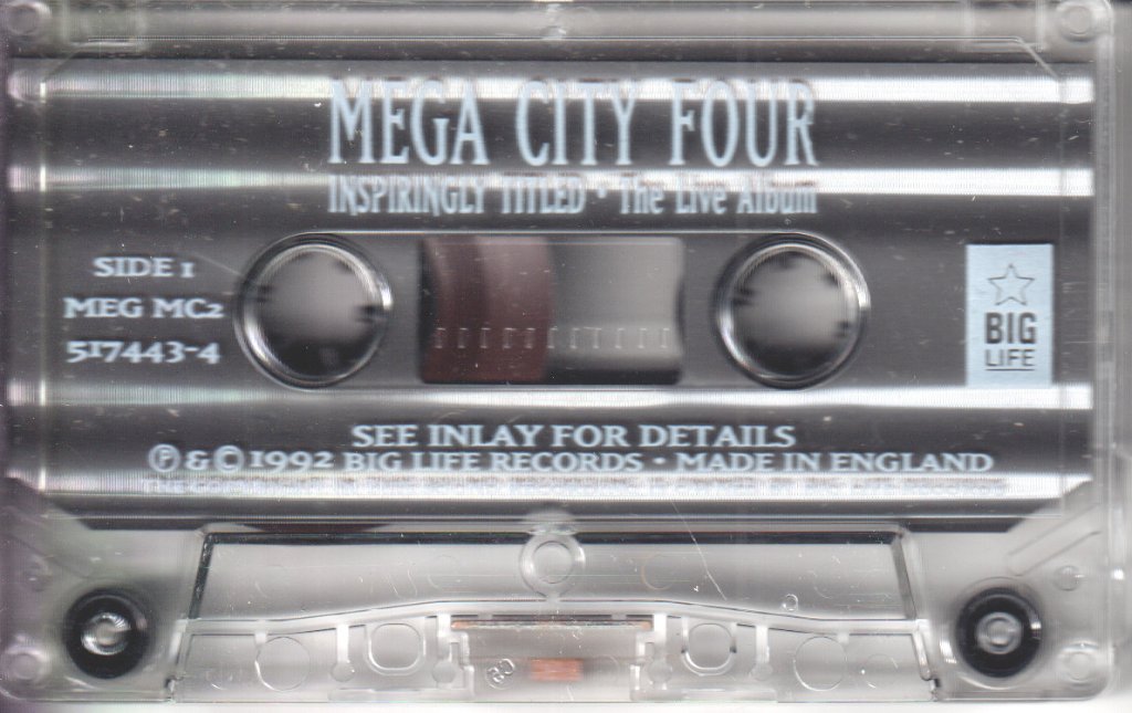 Mega City Four - Inspiringly Titled The Live Album - Cassette