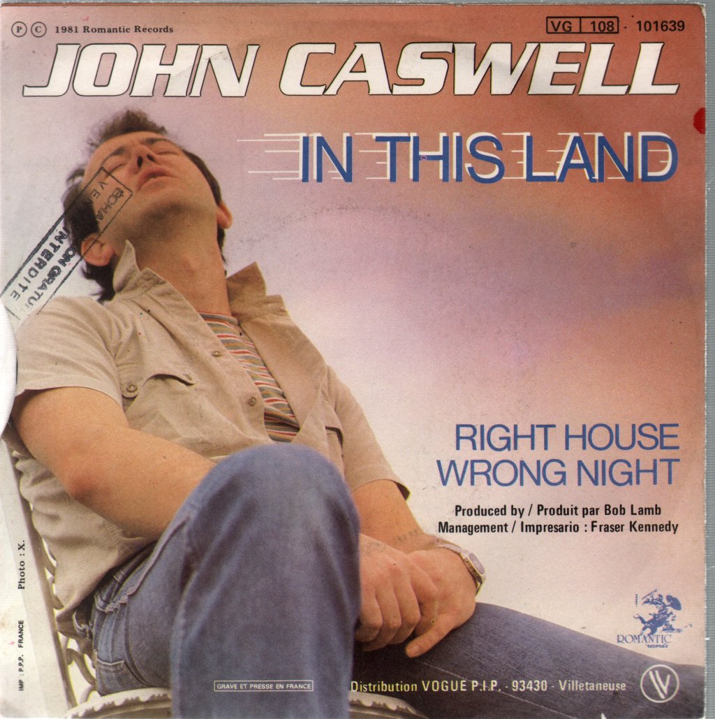 John Caswell - In This Land - 7 Inch
