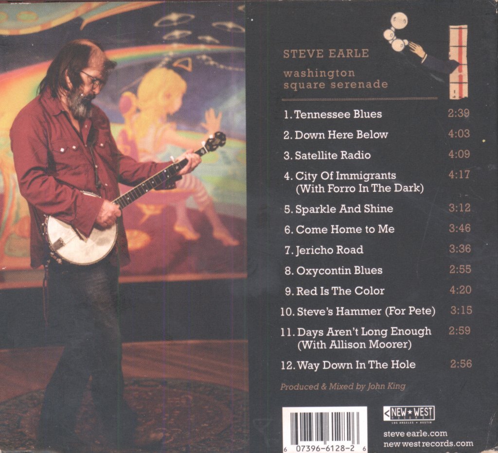 Steve Earle - Washington Square Serenade - Cd