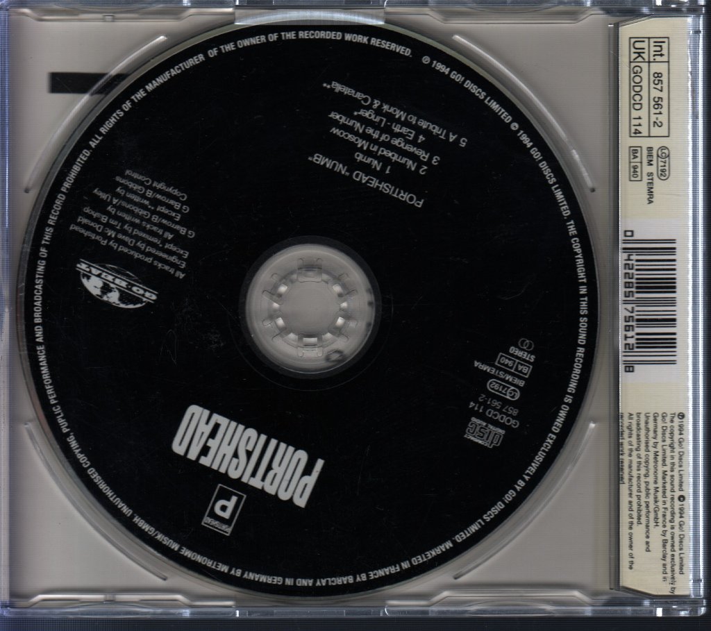 Portishead - Numb - Cd