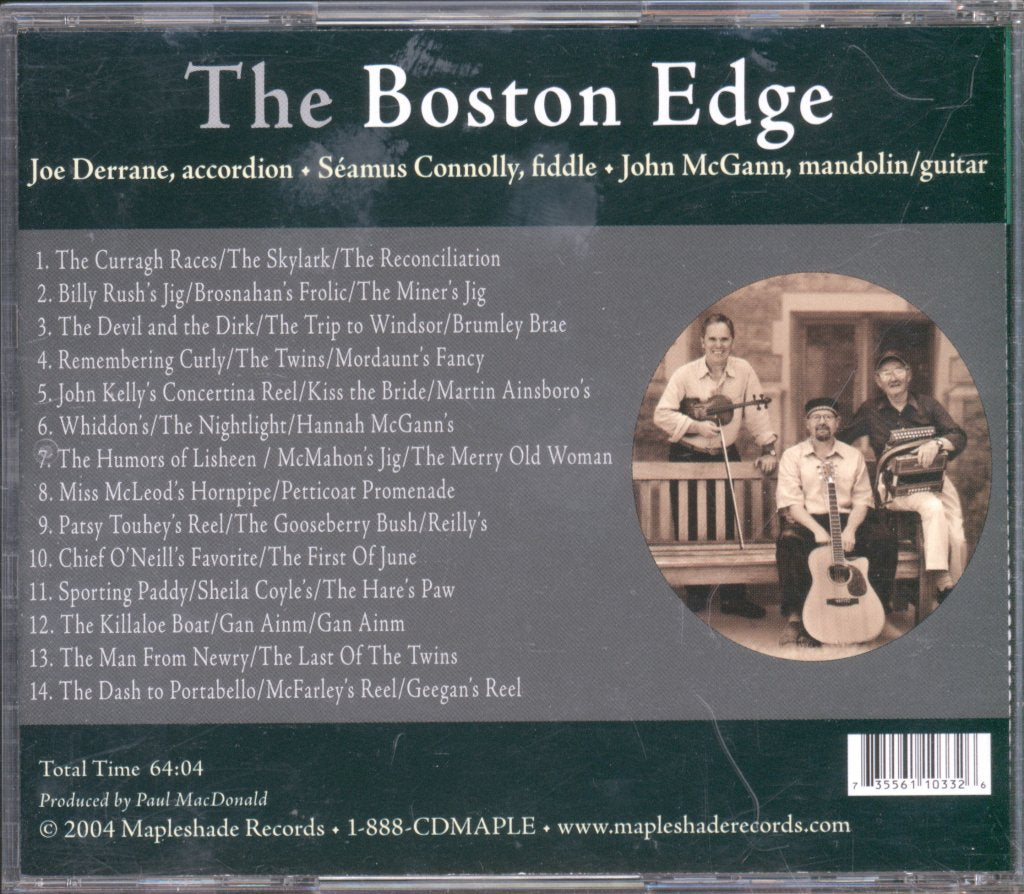 Joe Derrane, Séamus Connolly, John McGann - Boston Edge - Cd